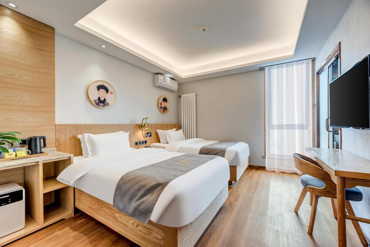 Happy Dragon City Culture Hotel -In The City Center With Ticket Service&Food Recommendation,Near Tian'Anmen Forbidden City,Wangfujing Walking Street,Easy To Get Any Tour Sights In Пекин Экстерьер фото